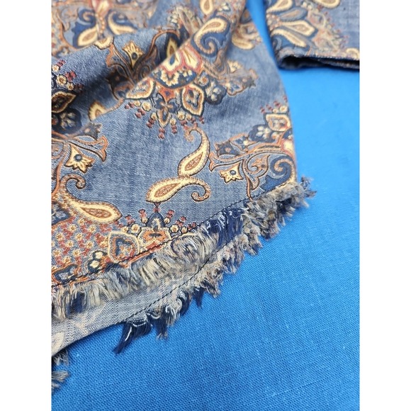 2OH Threads Paisley Western Shirt Old Hippies Snap Blouse 2 OH Large - Picture 10 of 12